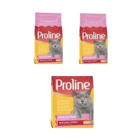 Proline Renkli Taneli Tavuklu 3x1,2 kg Yetişkin Kedi Maması