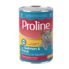 Proline Somonlu ve Alabalıklı 12x415 gr Yetişkin Kedi Konservesi