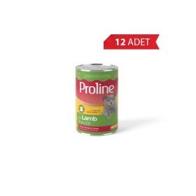 Proline Sos İçinde Et Parçacıklı Kuzu Etli 12x400 gr Yetişkin Kedi Konservesi