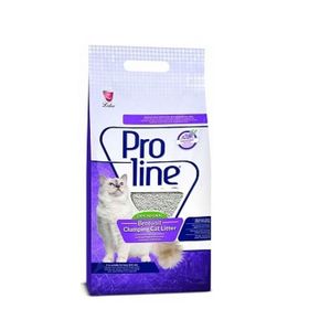Proline Süper Topaklanan İnce Taneli Lavanta Kokulu Bentonit 5 lt Doğal Kedi Kumu