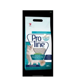 Proline Süper Topaklanan İnce Taneli Marsilya Sabunu Kokulu Bentonit 20 lt Kedi Kumu