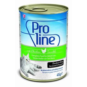 Proline Tavuklu 24x415 gr Kedi Konserve