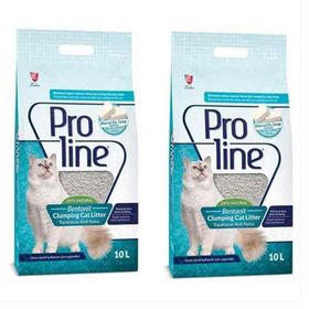 Proline Topaklaşan Kokusuz 2x10 L Kedi Kumu