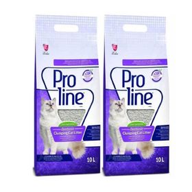 Proline Topaklaşan Lavanta Kokulu İnce Taneli 2x10 lt Kedi Kumu