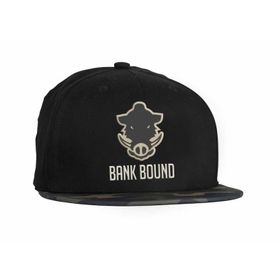 Prologic Black Bank Bound Flat Bill Cap Camo Şapka