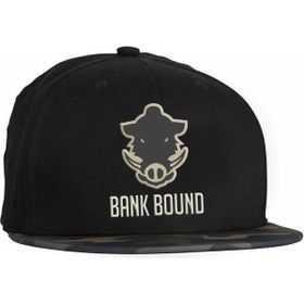 Prologic Black Bank Bound Flat Bill Cap Camo Şapka