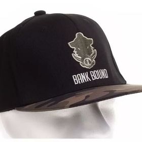 Prologic Black Bank Bound Flat Bill Cap Camo Şapka