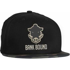 Prologic Black Bank Bound Flat Bill Cap Camo Şapka