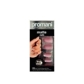 Promani 5019 Matte Şeker Pembesi Takma Tırnak Kiti