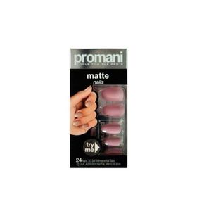 Promani 5019 Matte Şeker Pembesi Takma Tırnak Kiti