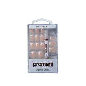 Promani İnce French Pembe Takma Tırnak Kiti