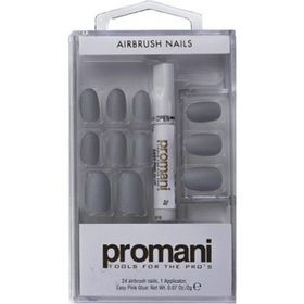 Promani Mat Antrasit Gri Takma Tırnak Kiti