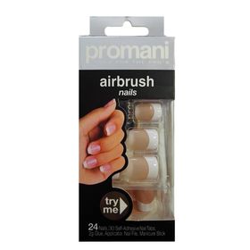 Promani Moon Bej French Takma Tırnak Kiti