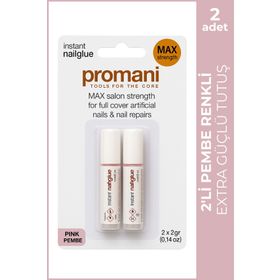 Promani Pembe 2x2 gr Takma Tırnak Yapıştırı
