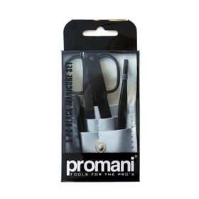 Promani PR-115 5'li Siyah Manikür Seti