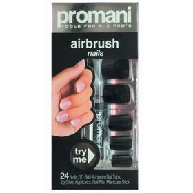 Promani PR-5002 Siyah Takma Tırnak Kiti
