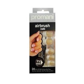 Promani PR-5004 Büyük Boy Kayısı Airbrush French Takma Tırnak Kiti