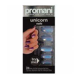 Promani PR-5015 Buz Mavisi Unicorn Takma Tırnak Kiti