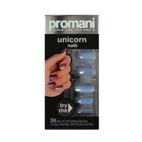 Promani PR-5015 Buz Mavisi Unicorn Takma Tırnak Kiti