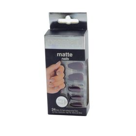 Promani PR-5018 Koyu Bordo Matte Takma Tırnak Kiti