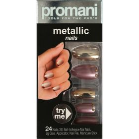 Promani PR-5021 Metallic Nails Takma Tırnak