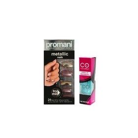 Promani PR-5021 Metallic Nails Takma Tırnak