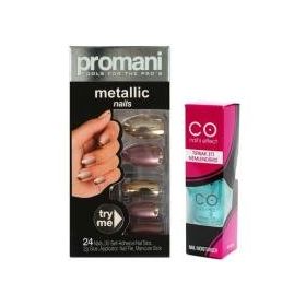 Promani PR-5021 Metallic Nails Takma Tırnak