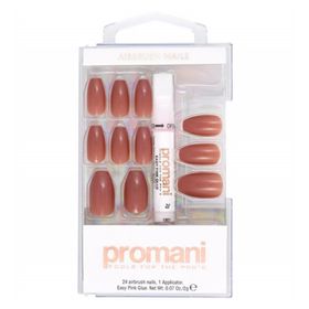 Promani PR-5658 Gül Kurusu Takma Tırnak Seti