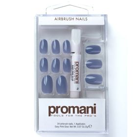 Promani PR-5669 Koyu Mavi Slate Takma Tırnak Kiti