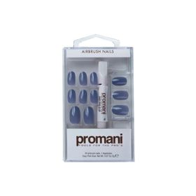 Promani PR-5669 Koyu Mavi Slate Takma Tırnak Kiti