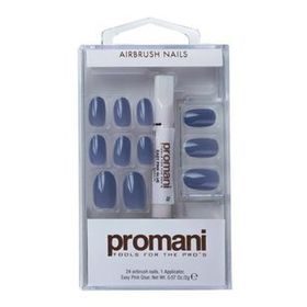 Promani PR-5669 Koyu Mavi Slate Takma Tırnak Kiti