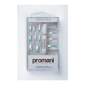 Promani PR-5672 Şeffaf Kristal Takma Tırnak Kiti