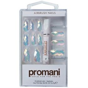 Promani PR-5672 Şeffaf Kristal Takma Tırnak Kiti