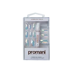 Promani PR-5672 Şeffaf Kristal Takma Tırnak Kiti