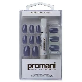 Promani Slate Koyu Mavi 24'lü Takma Tırnak Kiti