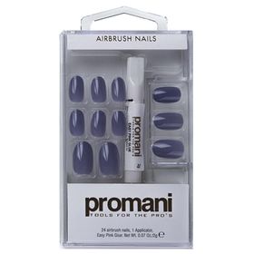Promani Slate Koyu Mavi 24'lü Takma Tırnak Kiti