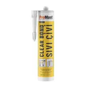 Promast PMA 585 Açık Sarı 310 ml Clear Bond Sıvı Çivi