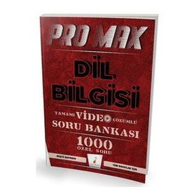Promax Dil Bilgisi Tamamı Video Çözümlü Soru Bankası