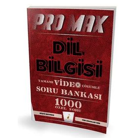 Promax Dil Bilgisi Tamamı Video Çözümlü Soru Bankası