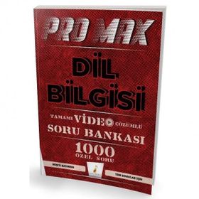 Promax Dil Bilgisi Tamamı Video Çözümlü Soru Bankası