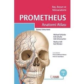 Prometheus Anatomi Atlası Cilt 3 Baş Boyun ve Nöroanatomi - Palme Yayınevi