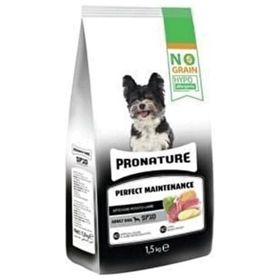 Pronature 1,5 kg Hypo-Allergenic Küçük Irk Kuzulu ve Enginarlı Tahılsız Yetişkin Köpek Maması