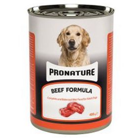 Pronature 400 gr Sığır Etli Parça Etli Yetişkin Köpek Konservesi
