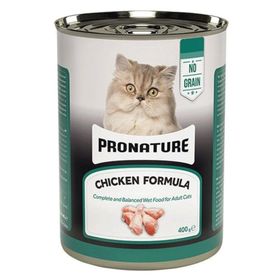 Pronature 400 gr Tavuklu Ezme Tahılsız Yetişkin Kedi Konservesi