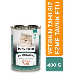 Pronature Adult Ezme Tavuk Etli 400 gr Tahılsız Yetişkin Yaş Kedi Maması