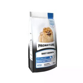 Pronature Daily Growth Kuzu Etli ve Pirinçli 3 kg Küçük Irk Yavru Kuru Köpek Maması