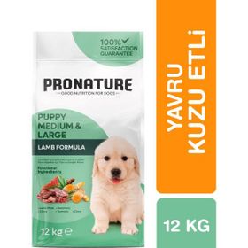 Pronature Daily Growth Kuzu Etli ve Pirinçli12 kg Küçük Irk Yavru Kuru Köpek Maması