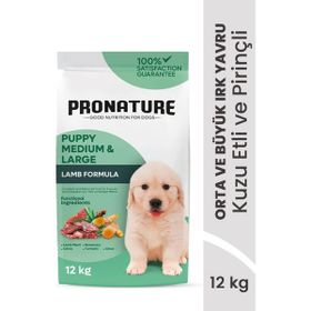 Pronature Daily Growth Kuzu Etli ve Pirinçli12 kg Küçük Irk Yavru Kuru Köpek Maması