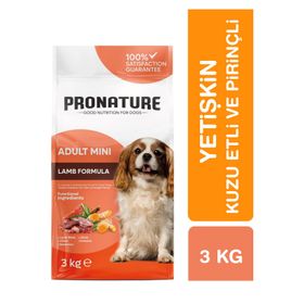 Pronature Daily Protect Kuzu Etli ve Pirinçli 3 kg Küçük Irk Yetişkin Kuru Köpek Maması