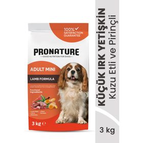 Pronature Daily Protect Kuzu Etli ve Pirinçli 3 kg Küçük Irk Yetişkin Kuru Köpek Maması